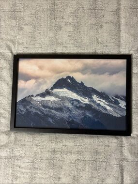 Framed Photo Canadian Rockies Mountain Landscape, Sz: 16½ x 11"